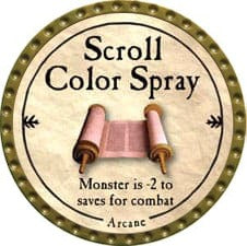 Scroll Color Spray - 2009 (Gold) - C