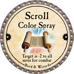 Scroll Color Spray - 2013 (Platinum)