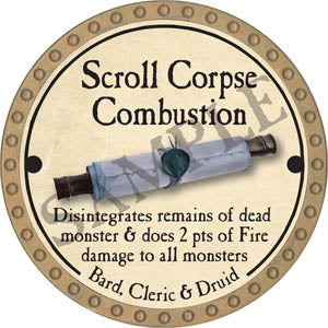 Scroll Corpse Combustion - 2017 (Gold)
