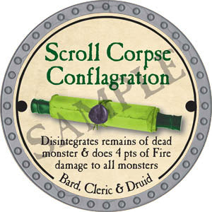 Scroll Corpse Conflagration - 2017 (Platinum) - UC