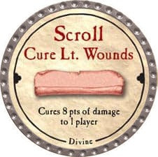 Scroll Cure Lt. Wounds (R) - 2008 (Platinum)