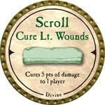Scroll Cure Lt. Wounds (UC) - 2007 (Gold)