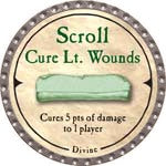 Scroll Cure Lt. Wounds (UC) - 2007 (Platinum) - C37