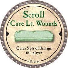 Scroll Cure Lt. Wounds (UC) - 2008 (Platinum) - C37