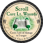 Scroll Cure Lt. Wounds (UC) - 2016 (Onyx) - C26