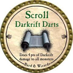 Scroll Darkrift Darts - 2012 (Gold) - C37