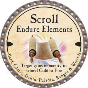 Scroll Endure Elements (C) - 2014 (Platinum) - C