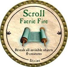 Scroll Faerie Fire - 2009 (Gold) - UC