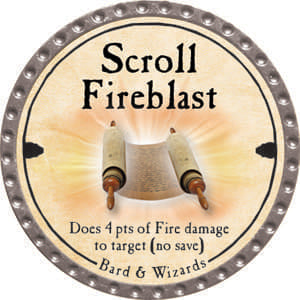 Scroll Fireblast - 2014 (Platinum) - C