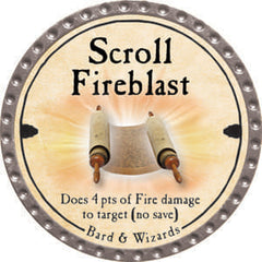 Scroll Fireblast - 2014 (Platinum) - C