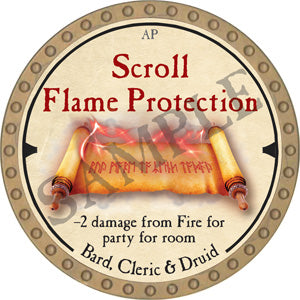 Scroll Flame Protection - 2019 (Gold) - C37