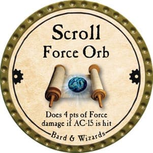 Scroll Force Orb - 2013 (Gold)