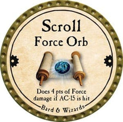 Scroll Force Orb - 2013 (Gold)