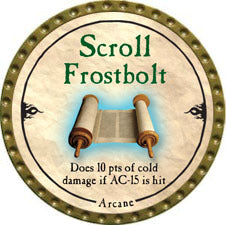 Scroll Frostbolt - 2010 (Gold)