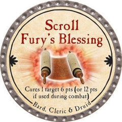 Scroll Fury's Blessing - 2015 (Platinum) - C37