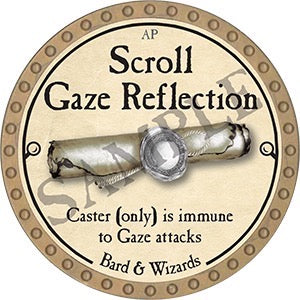 Scroll Gaze Reflection - 2023 (Gold)