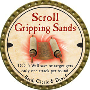 Scroll Gripping Sands - 2014 (Gold) - C49