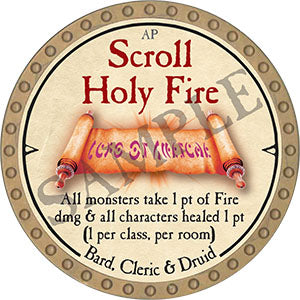 Scroll Holy Fire - 2021 (Gold) - R