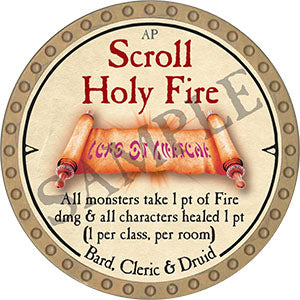 Scroll Holy Fire - 2021 (Gold)
