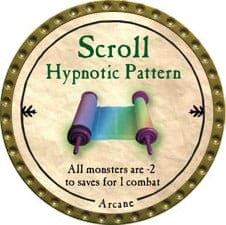 Scroll Hypnotic Pattern - 2009 (Gold)