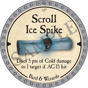 Scroll Ice Spike - 2019 (Platinum)