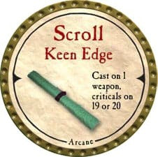 Scroll Keen Edge - 2007 (Gold)