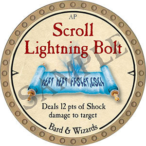Scroll Lightning Bolt - 2021 (Gold)