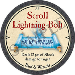 Scroll Lightning Bolt - 2021 (Onyx) - C26