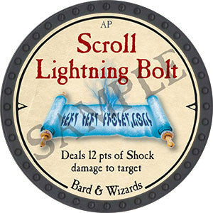 Scroll Lightning Bolt - 2021 (Onyx) - C26