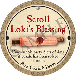 Scroll Loki's Blessing - 2018 (Gold)