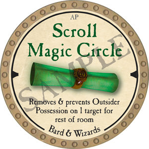 Scroll Magic Circle - 2019 (Gold) - C37