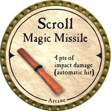 Scroll Magic Missile - 2007 (Gold)