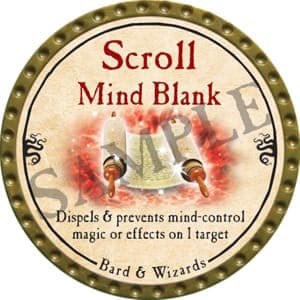 Scroll Mind Blank - 2016 (Gold) - C37