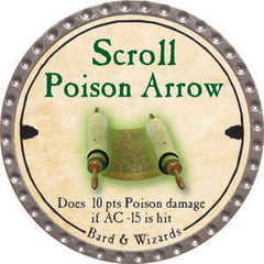Scroll Poison Arrow - 2014 (Platinum) - UC