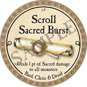 Scroll Sacred Burst - 2023 (Gold) - C