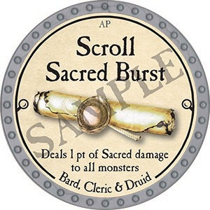 Scroll Sacred Burst - 2023 (Platinum) - C