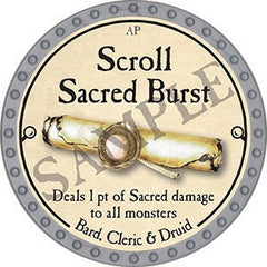 Scroll Sacred Burst - 2023 (Platinum) - C