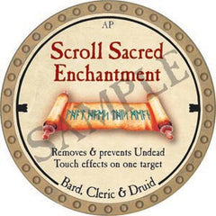 Scroll Sacred Enchantment - 2020 (Gold) - R