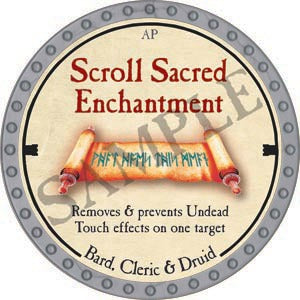 Scroll Sacred Enchantment - 2020 (Platinum) - R