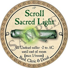 Scroll Sacred Light - 2023 (Gold) - UC