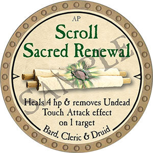 Scroll Sacred Renewal - 2021 (Gold)