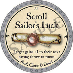 Scroll Sailor's Luck - 2022 (Platinum) - C
