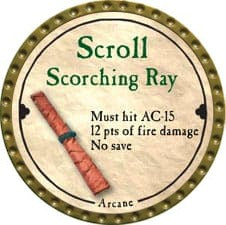 Scroll Scorching Ray - 2008 (Gold) - C37