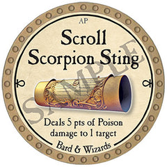 Scroll Scorpion Sting - 2024 (Gold) - C