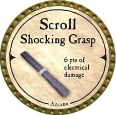 Scroll Shocking Grasp - 2007 (Gold)