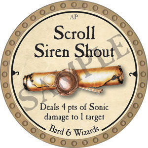 Scroll Siren Shout - 2022 (Gold)