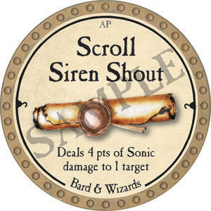 Scroll Siren Shout - 2022 (Gold) - C