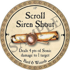 Scroll Siren Shout - 2022 (Gold) - C