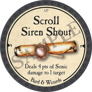 Scroll Siren Shout - 2022 (Onyx) - C37