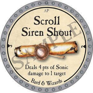 Scroll Siren Shout - 2022 (Platinum) - C